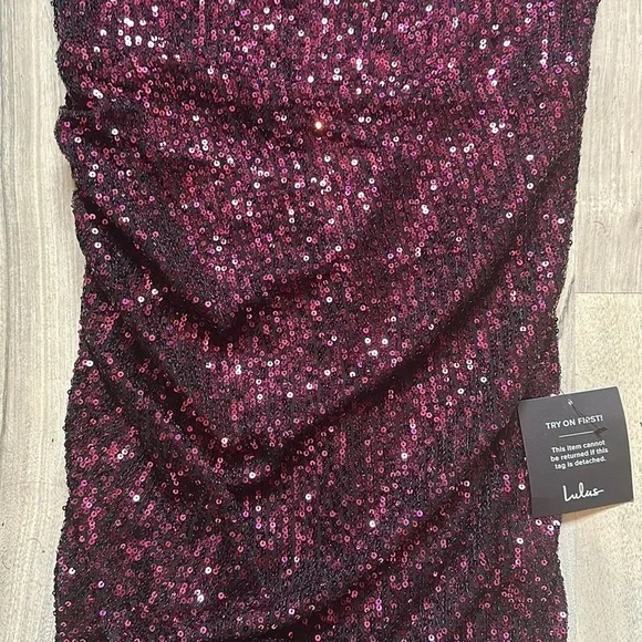 Lulus medium formal sequins mini dress - Picture 2 of 7
